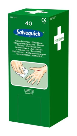 Salvequick Haavapyyhe, 40 kpl