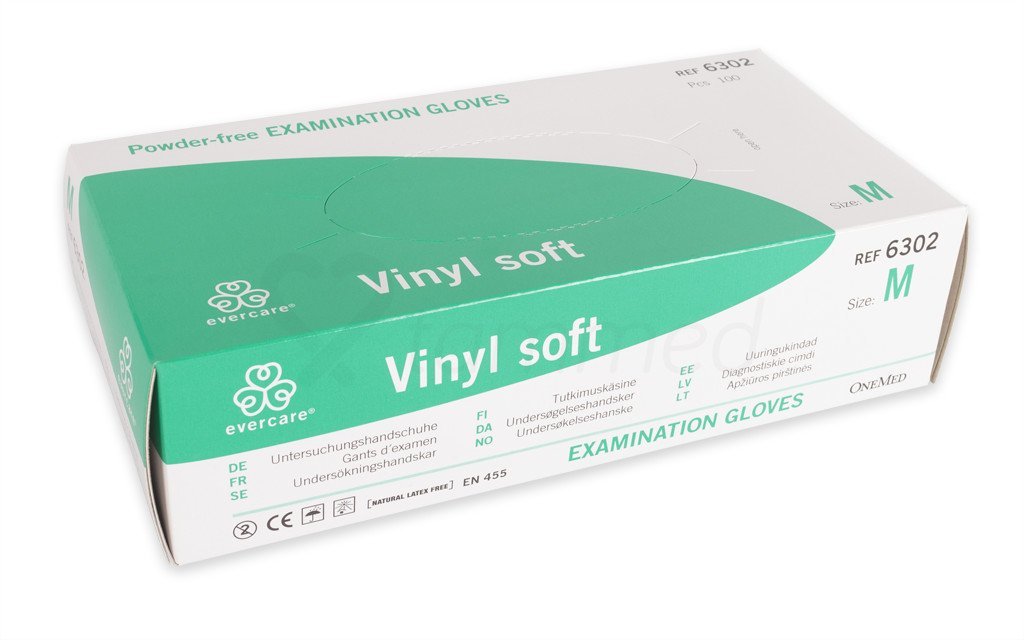 Evercare vinyylikäsine, puuteriton | Tammed Oy