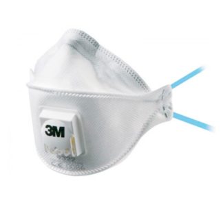 Hengityssuojain venttiilillä 3m Aura 9322+