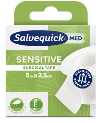 Salvequick Sensitive teippi 5mx2,5cm