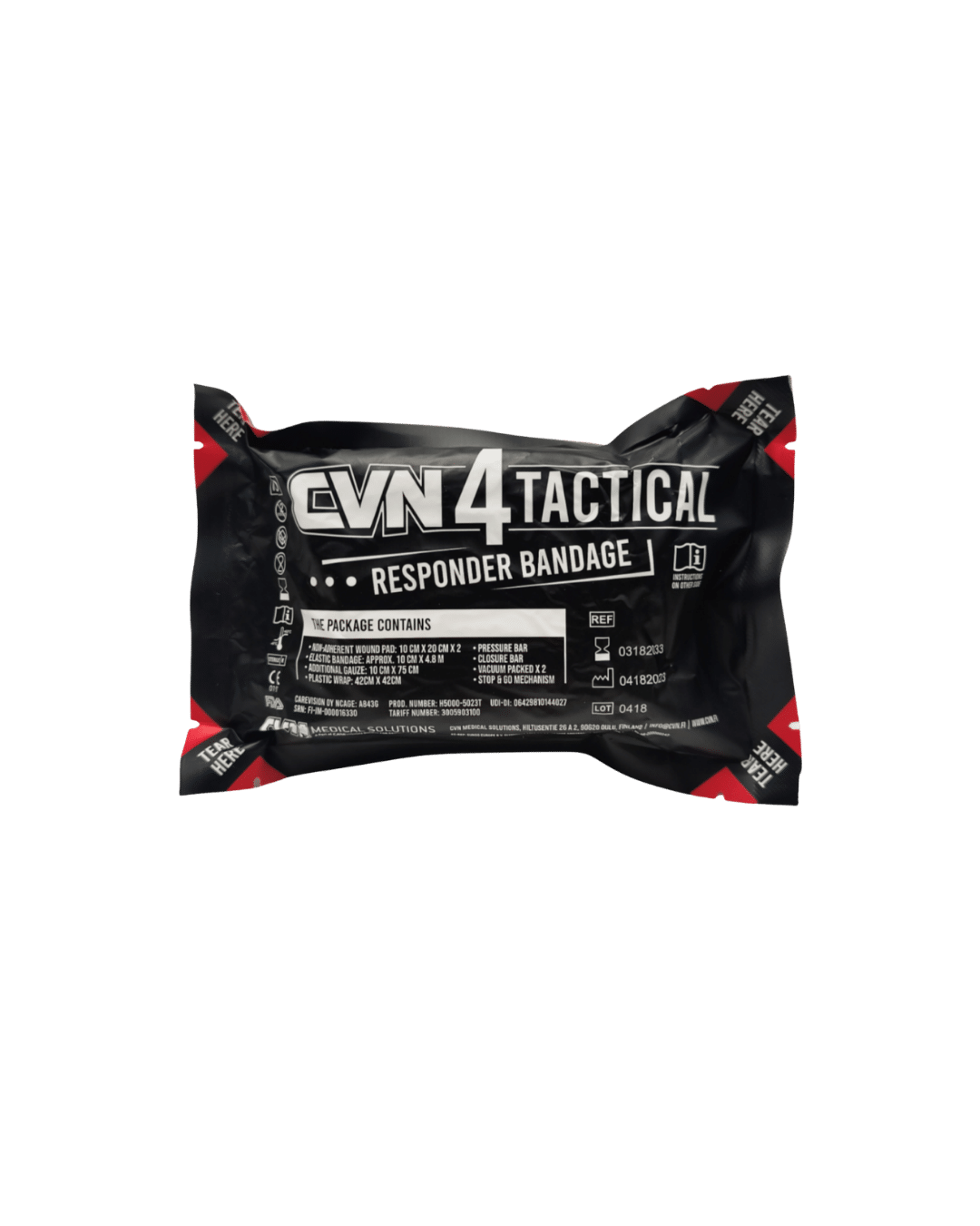 CVN First Aid Bandage, ensiside 4" ja 6" - Image 6