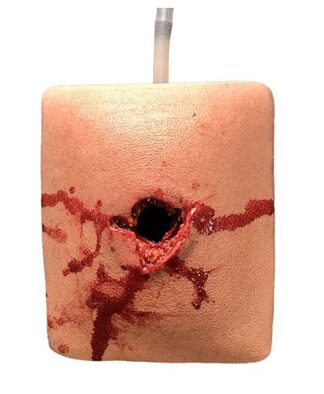 Harjoitusmalli, ampumahaava