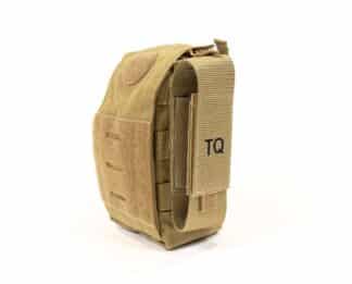 CVN IFAK + TQ Holder Coyote- taktinen ensiapulaukku kiristyssidetaskulla, tyhjä